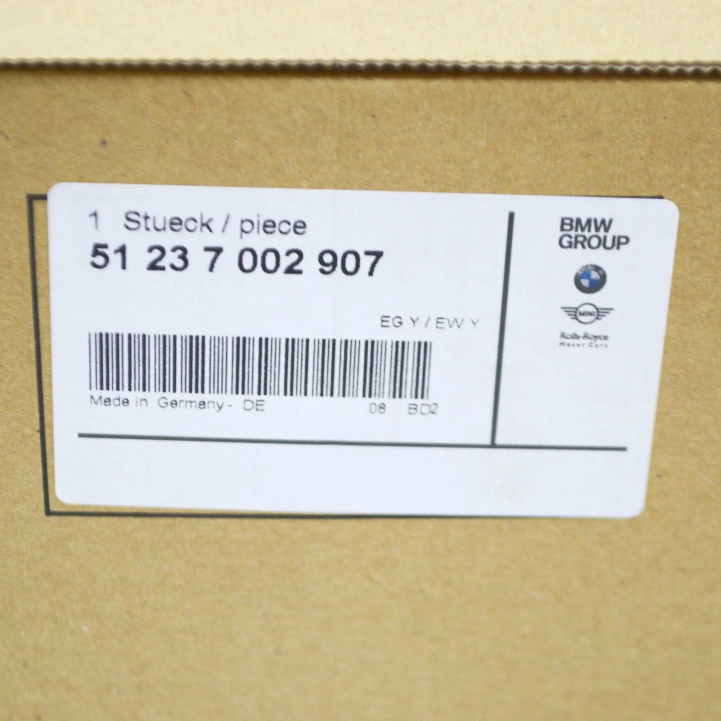 NEW BMW Z4 ROADSTER E89 FRONT LEFT SIDE BONNET HOOD LOCK 51237002907 ORIGINAL