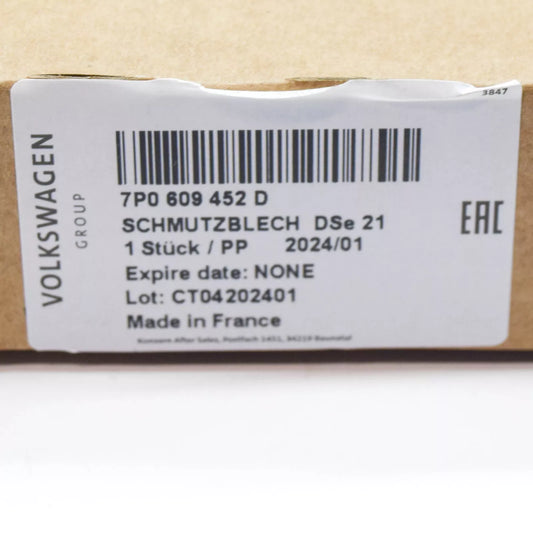 NEW VW TOUAREG 7P REAR RIGHT EL. PARKING BRAKE BACK PLATE 7P0609452D ORIGINAL