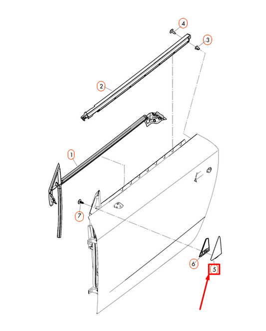 new audi tt 8s coupe roadster corner trim right 8s0837638a original