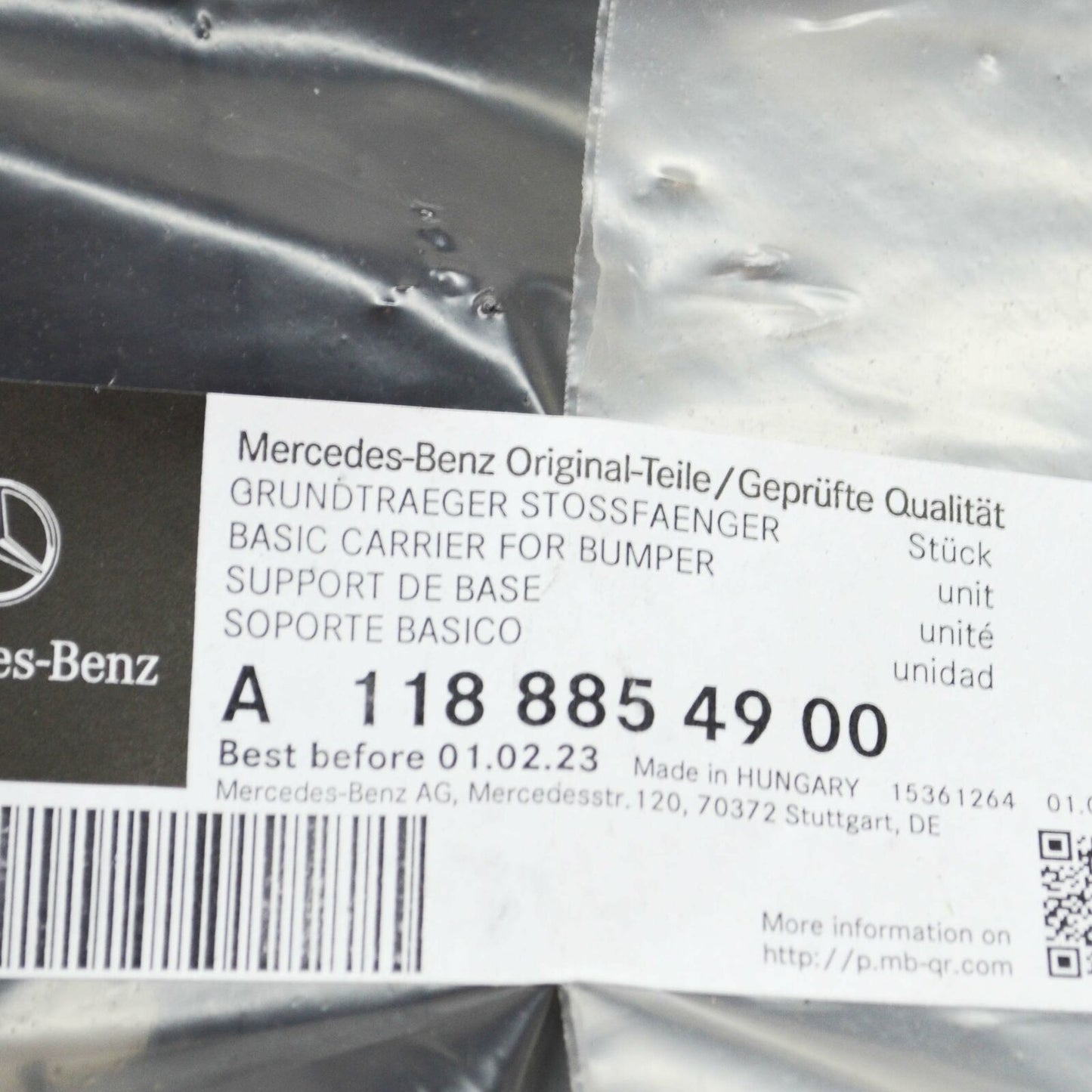 NEW MERCEDES-BENZ CLA COUPE C118 FRONT LEFT BUMPER BRACKET A1188854900 ORIGINAL