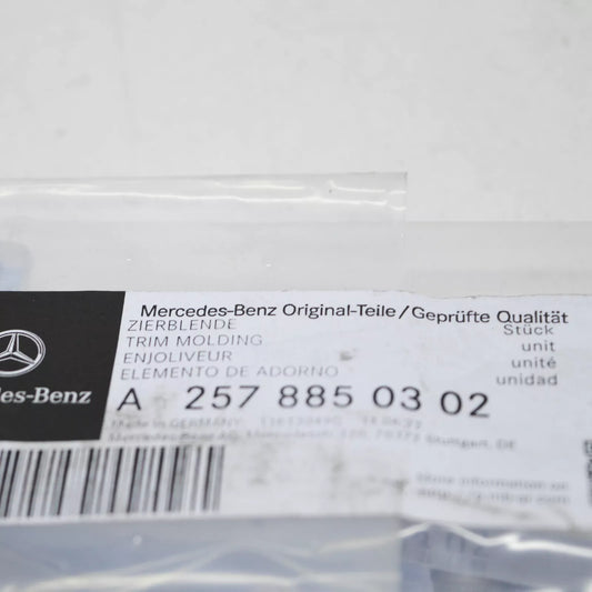 NEW MB CLS C257 FRONT BUMPER LOWER CENTER TRIM MOLDING A2578850302
