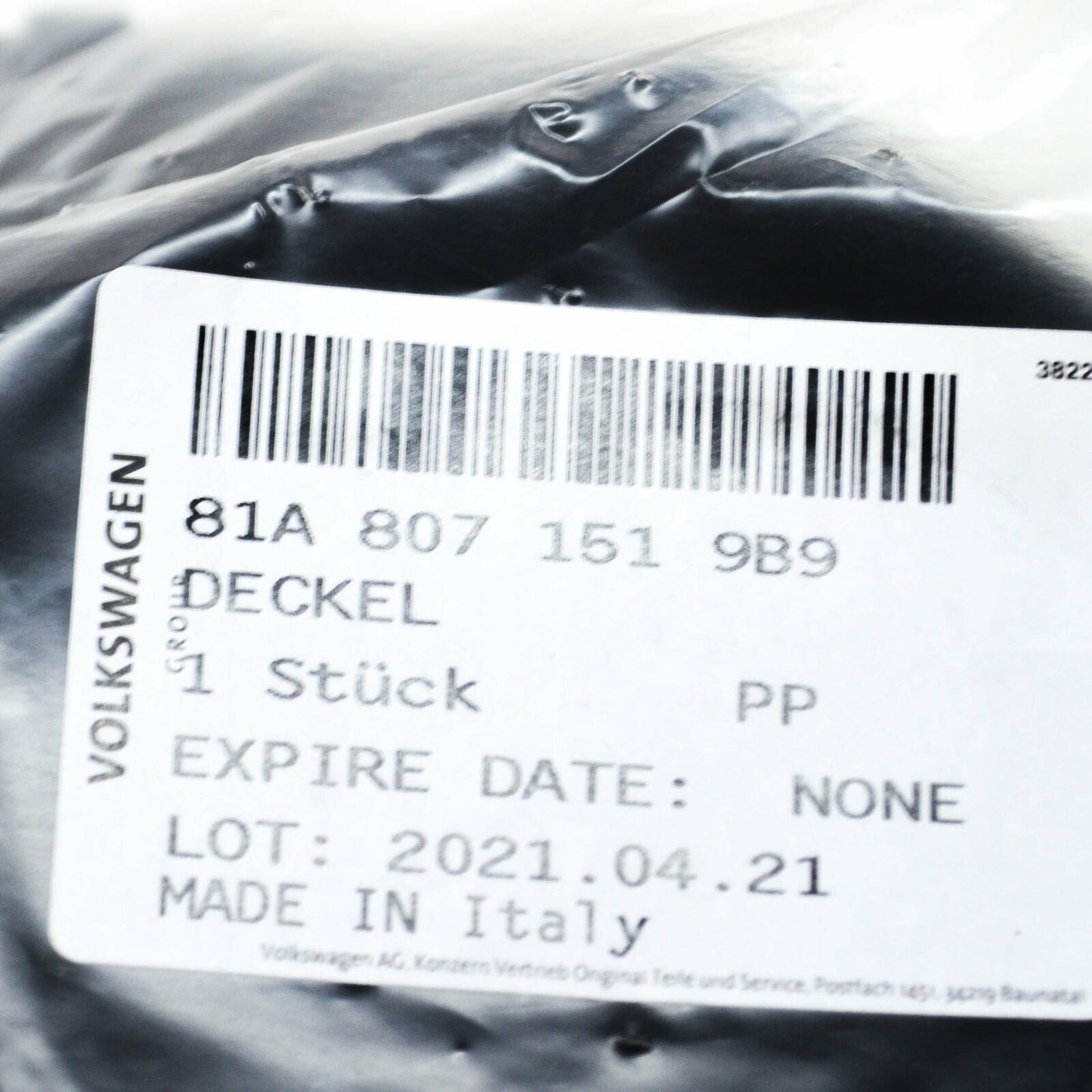 NEW AUDI Q2 GA FRONT BUMPER LEFT GRILLE END CAP TRIM 81A8071519B9 ORIGINAL