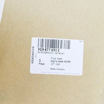 NEW VOLKSWAGEN GOLF MK8 ROOF WIND DEFLECTOR 3G9877651C ORIGINAL