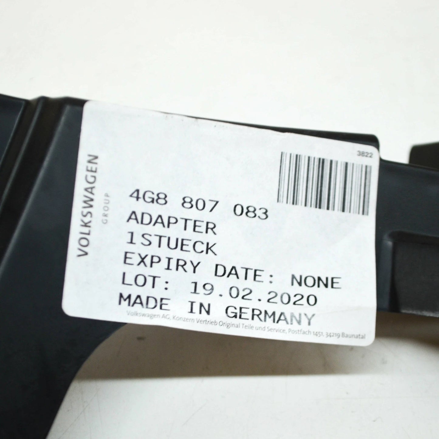 NEW AUDI A7 SPORTBACK 4G8 FRONT LEFT BUMPER SIDE ADAPTER 4G8807083 ORIGINAL