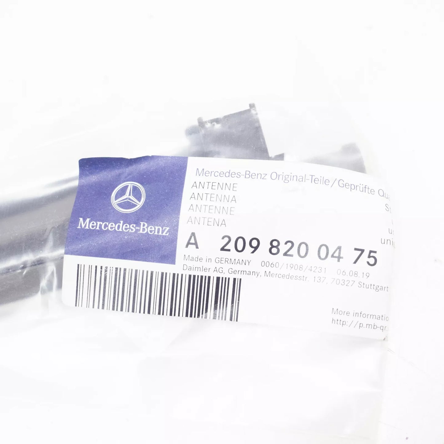 NEW MERCEDES-BENZ CLK C209 KEYLESS GO DOOR HANDLE ANTENNA A2098200475