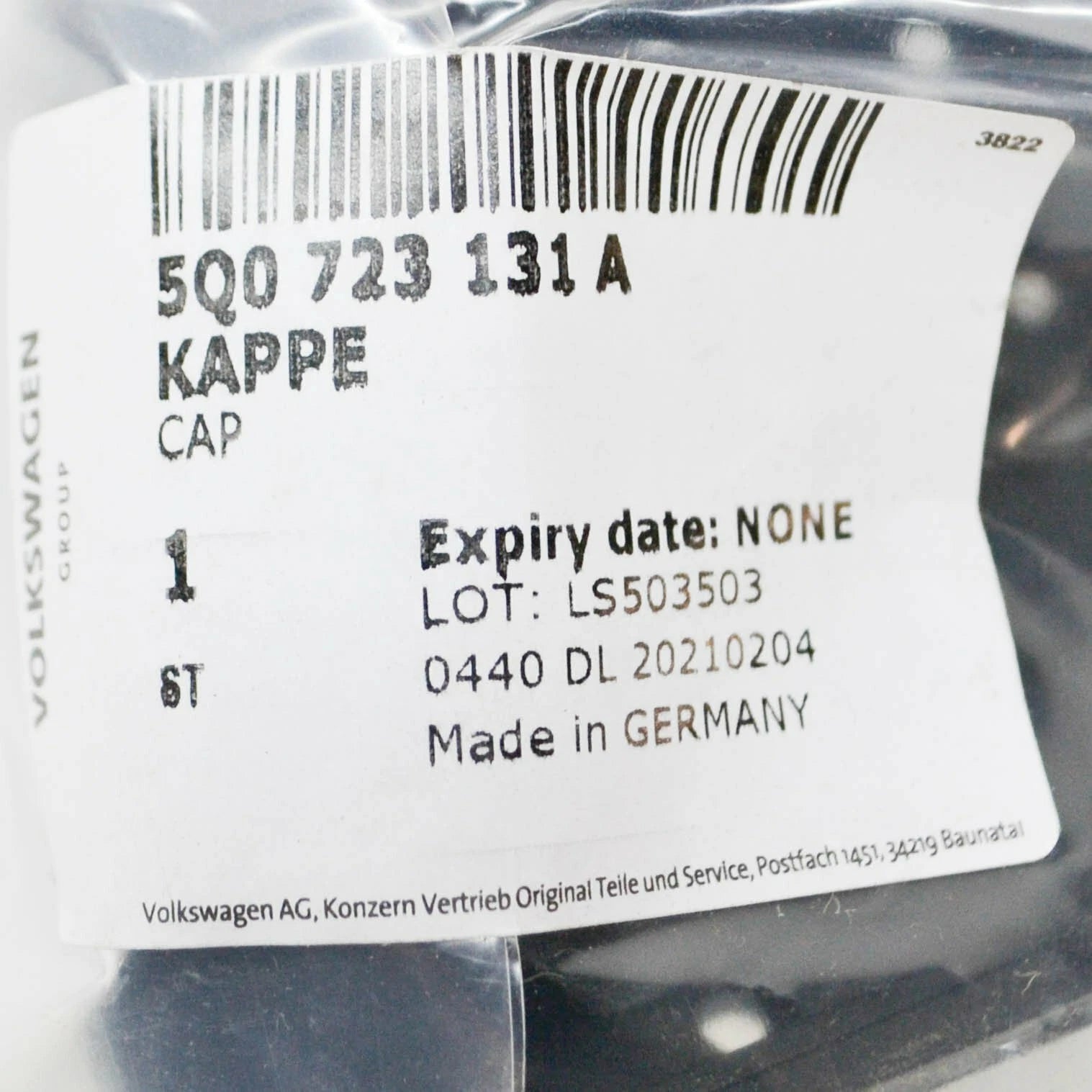 NEW AUDI A1 8X FOOT BRAKE PEDAL CAP RHD 5Q0723131A