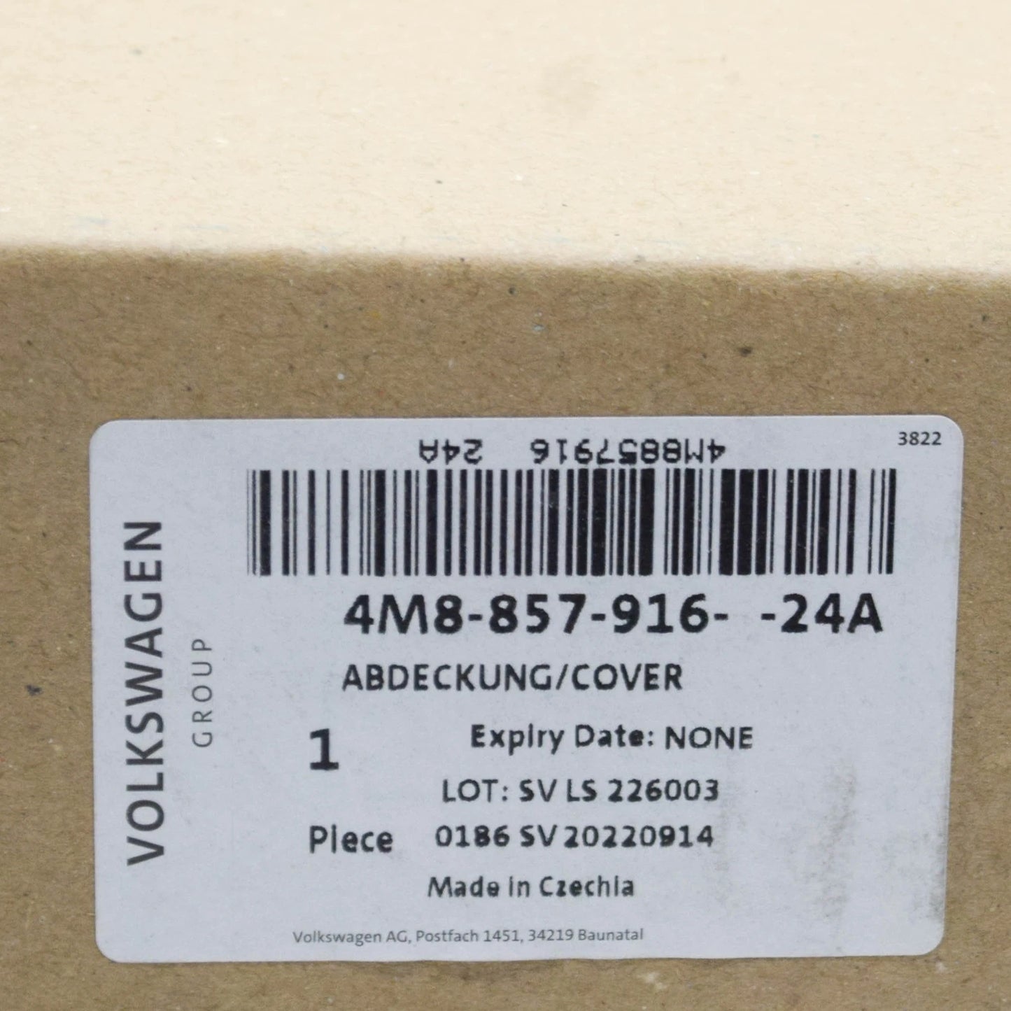 NEW AUDI Q7 4M DASH PANEL MOLDING COVER LHD 4M885791624A