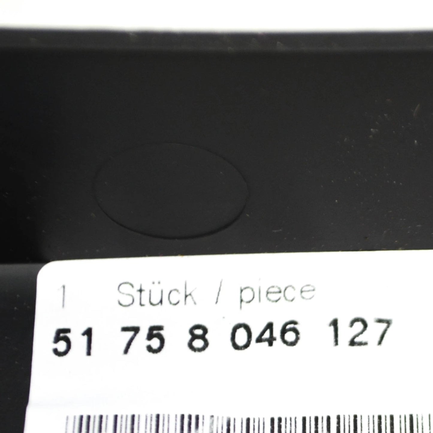 NEW BMW 1 E82 M FRONT BUMPER LEFT PRESSURE LIP SEAL 51758046127 ORIGINAL