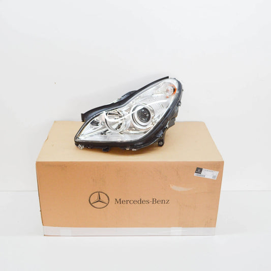 NEW MERCEDES-BENZ CLS C219 FRONT LEFT HEADLIGHT RHD A2198200961 ORIGINAL