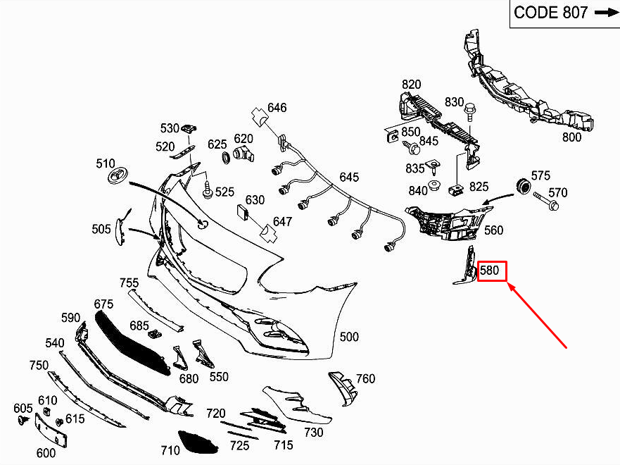 NEW MERCEDES-BENZ SLK R172 FRONT RIGHT WHEEL ARCH COVER A1728851200 ORIGINAL