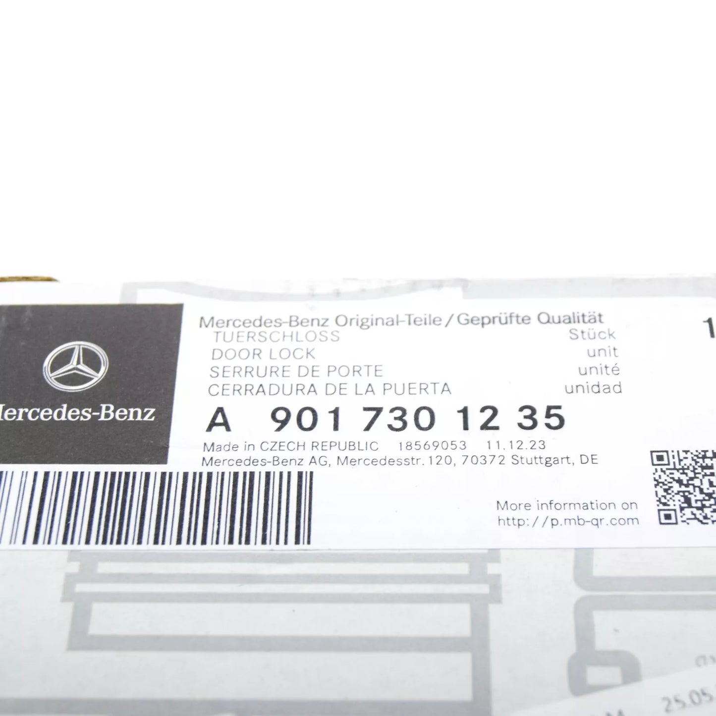 NEW MB SPRINTER W903 LEFT SIDE SLIDING DOOR LOCK A9017301235 ORIGINAL