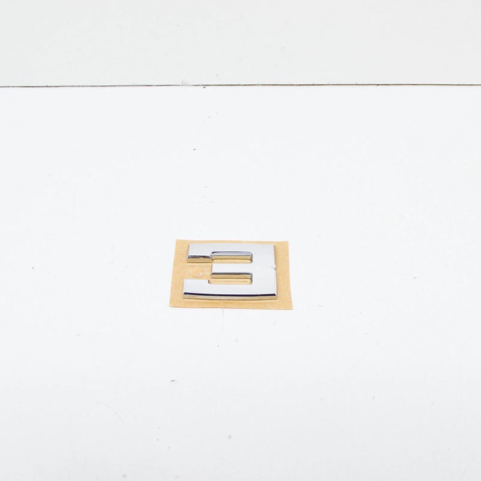 NEW BMW M3 E30 COUPE REAR TRUNK LID CHROME 3 EMBLEM BADGE 51141934619 ORIGINAL