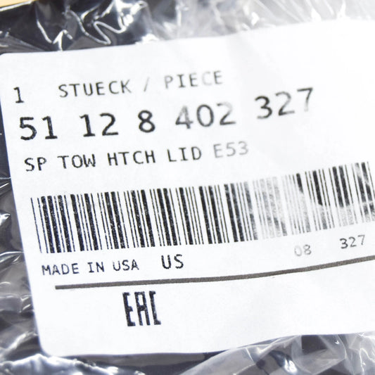 NEW BMW X5 E53 REAR BUMPER TOW BAR COVER TRIM 51128402327 8402327 ORIGINAL