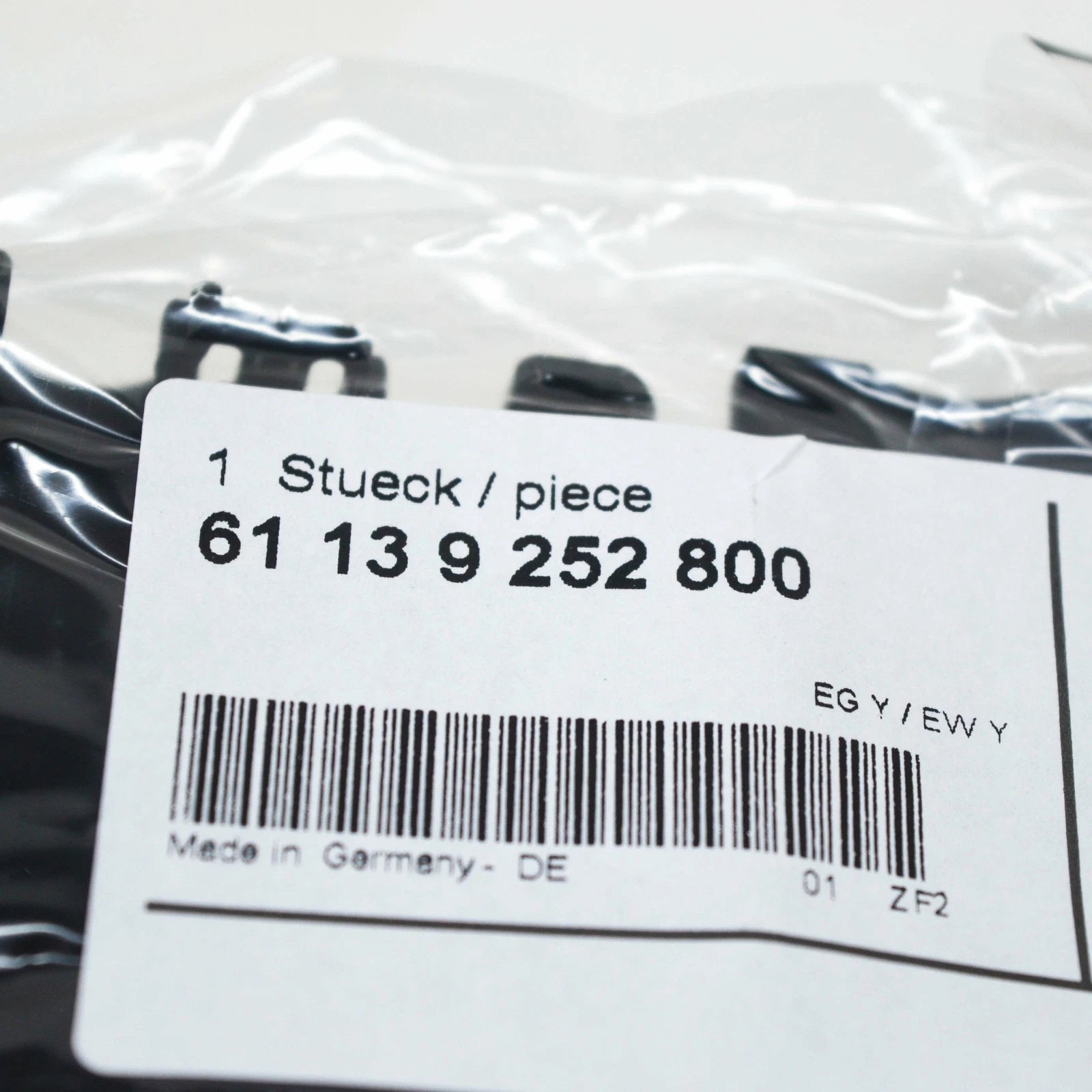 NEW BMW 1 F21 WIRING HARNESS PLUG-IN CONNECTION BRACKET 61139252800 ORIGINAL