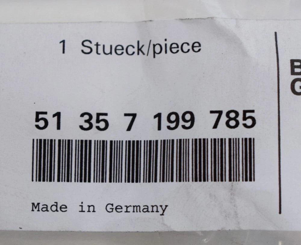 NEW BMW 5 F10 REAR LEFT DOOR WINDOW FRAME TRIM 51357199785 ORIGINAL