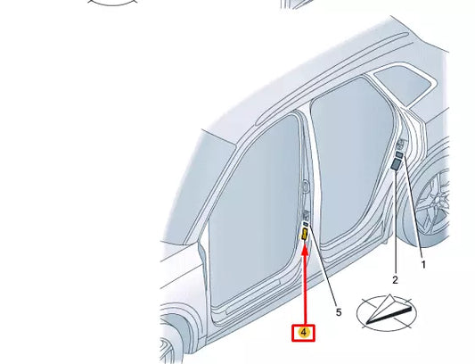 NEW AUDI Q5 FY 80A TYRE PRESSURE DATA PLATE 80A010502AA ORIGINAL