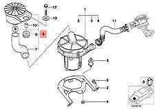 new bmw e53 suv emission system air filter 7502021 11727502021 original