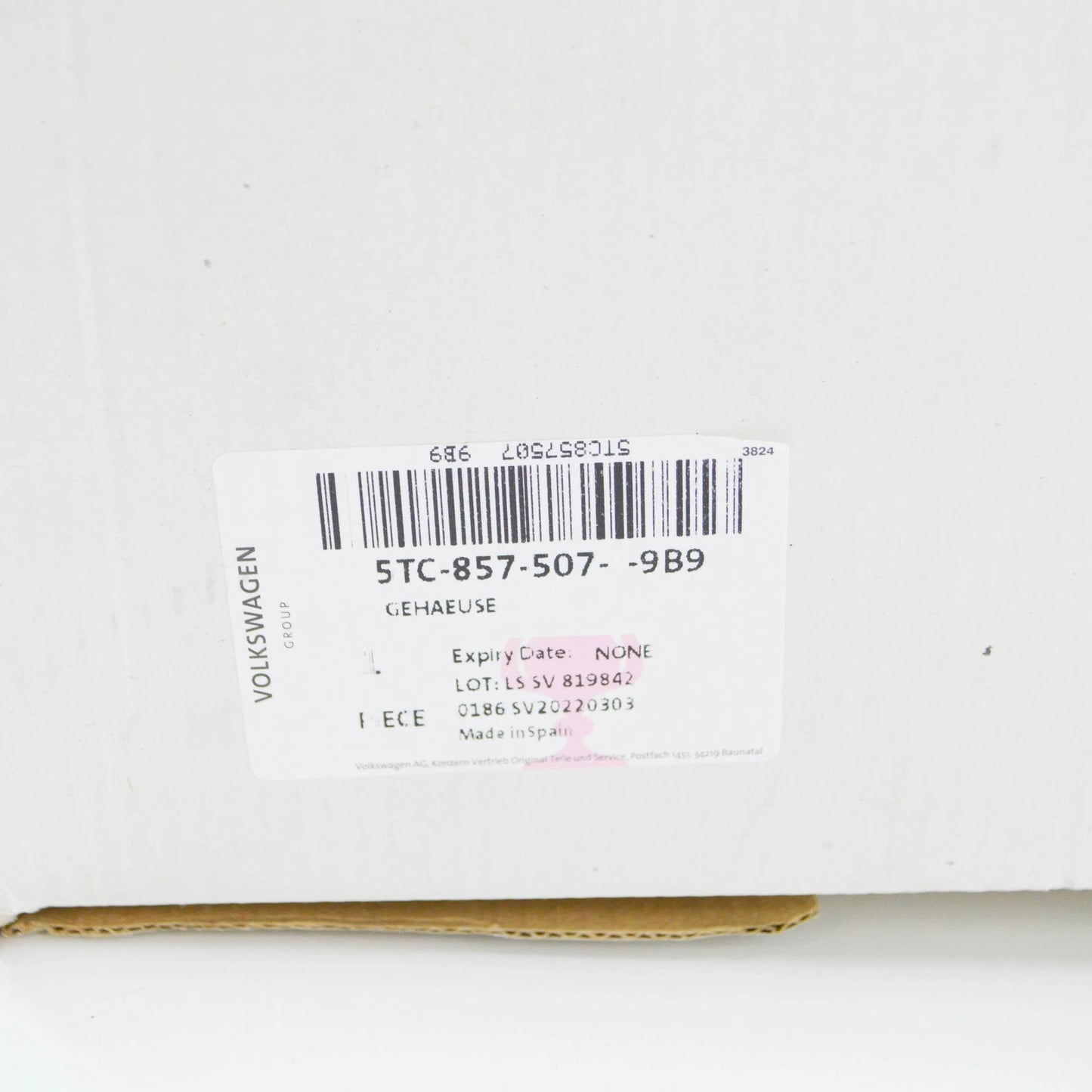 NEW VW TOURAN 5T FRONT LEFT SIDE WING MIRROR RHD 5TC8575079B9 ORIGINAL