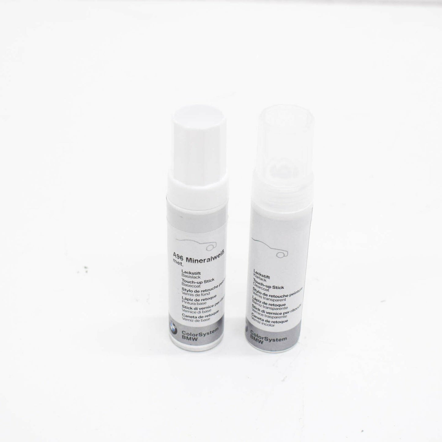 Genuine Bmw Touch Up Paint Stick Set A96 Mineral White Metallic 51912148499 2148499