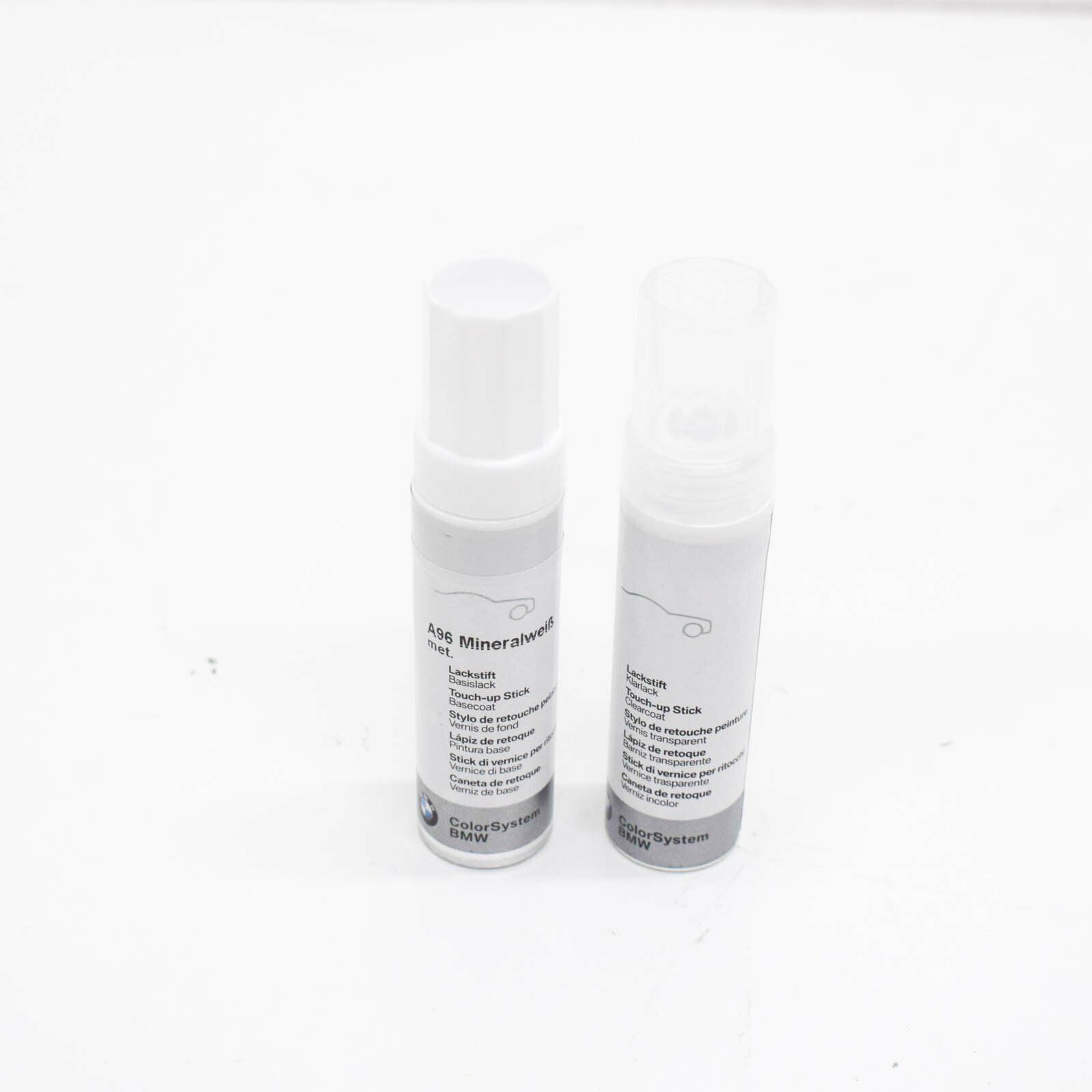 Genuine Bmw Touch Up Paint Stick Set A96 Mineral White Metallic 51912148499 2148499