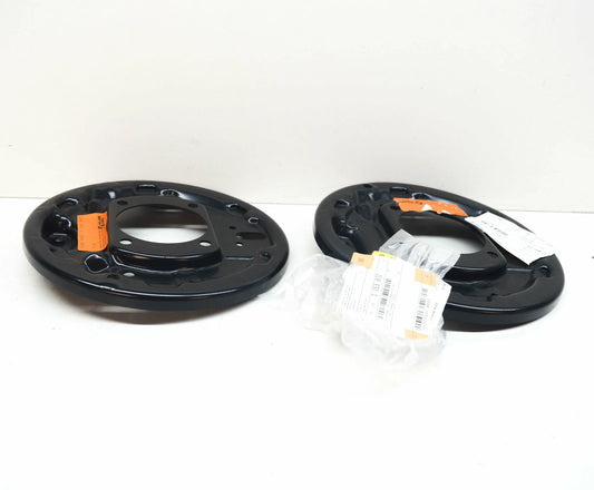 NEW BMW 3 E30 REAR LEFT A RIGHT DRUM CALIPER CARRIER PLATES 34211153871 ORIGINAL