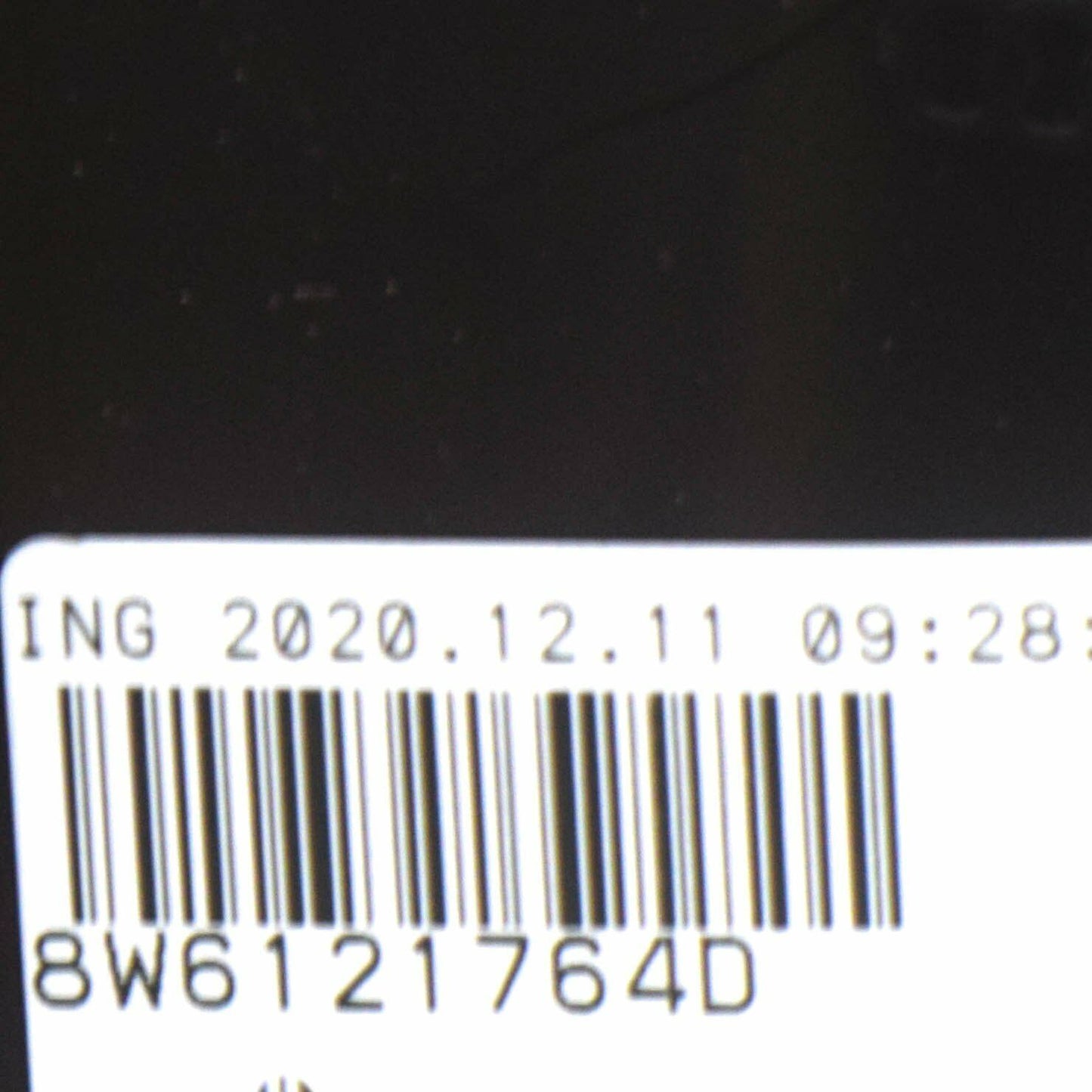 NEW AUDI A5 CABRIO 8W6 FRONT BUMPER RIGHT AIR DUCT 8W6121764D ORIGINAL