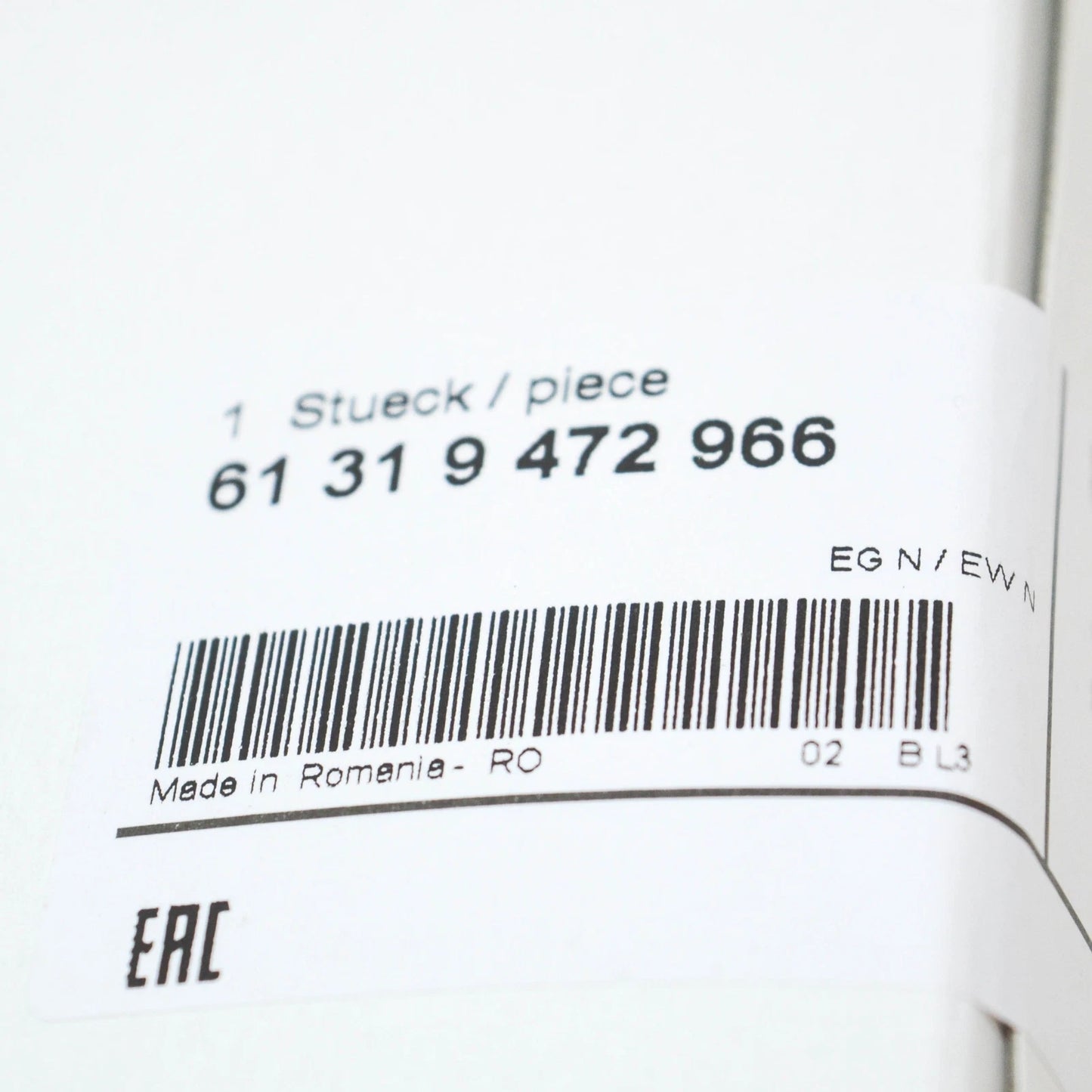 NEW BMW X3 G01 FRONT HEADLIGHT SWITCH CONTROL UNIT 61319472966 ORIGINAL