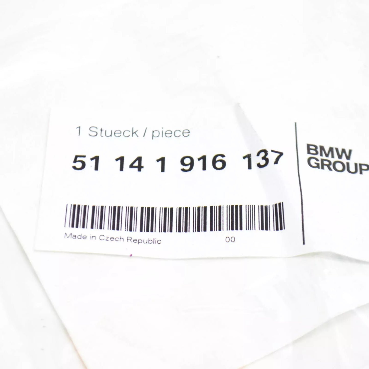 NEW BMW 3 E30 REAR TAILGATE BOOT LID EMBLEM BADGE 51141916137 ORIGINAL