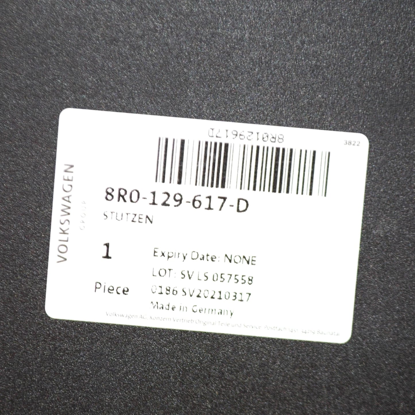 NEW AUDI Q5 8R INTAKE MANIFOLD TUBE 8R0129617D 2.0 TDI ORIGINAL