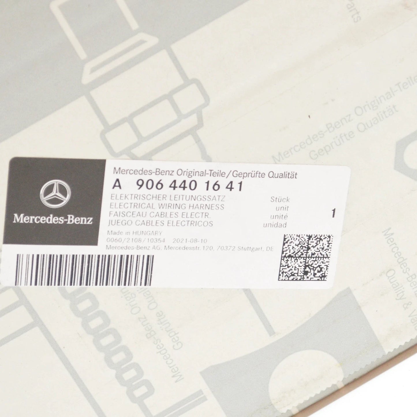 NEW MB SPRINTER 906 BATTERY TO STARTER/ALTERNATOR WIRING A9064401641