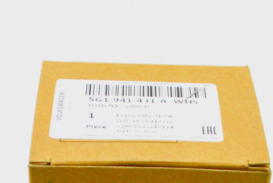 NEW VW JETTA MK7 FRONT DASH DRIVING LIGHTS SWITCH LHD 5G1941431AWHS