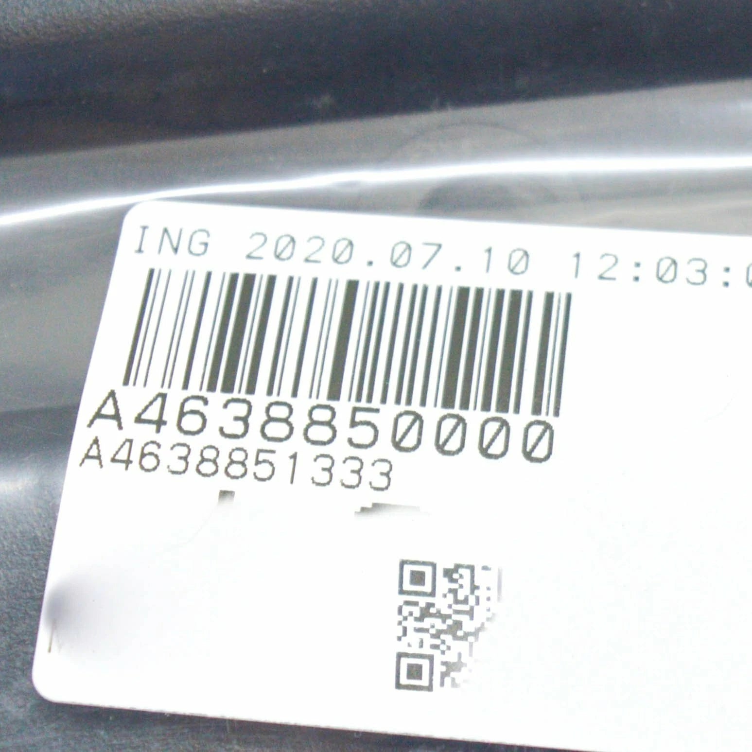 NEW MERCEDES-BENZ G W463 FRONT BUMPER LICENSE PLATE BRACKET A4638850000