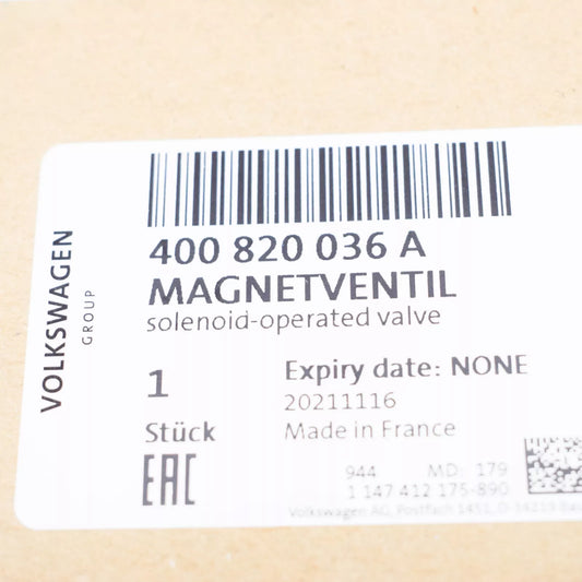 NEW AUDI R8 42 HEATER WATER CONTROL VALVE 400820036A ORIGINAL