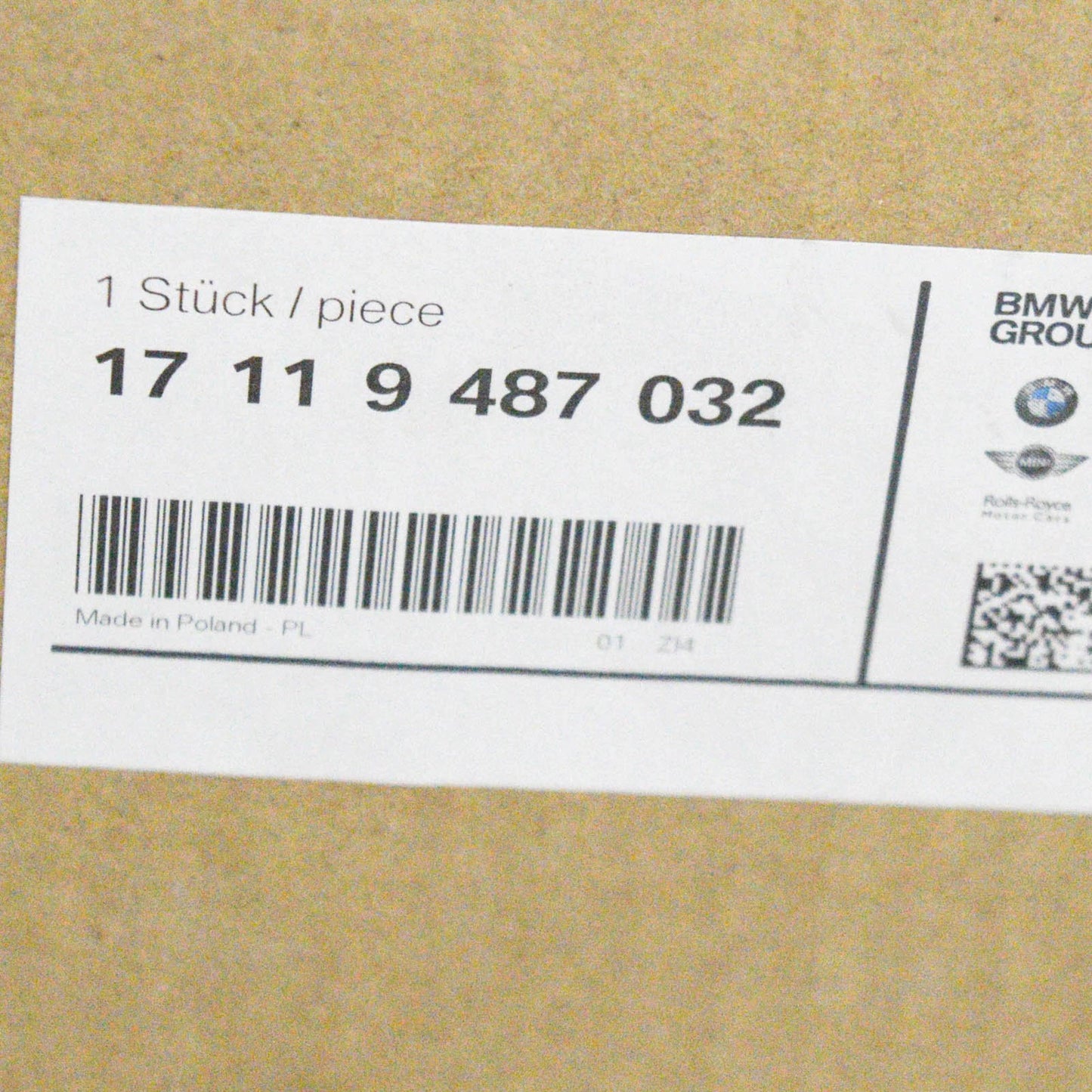 NEW BMW 3 F30 LEFT RADIATOR MODULE MOUNT 17119487032 9487032 ORIGINAL