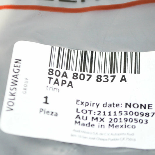 NEW AUDI Q5 80A FRONT BUMPER LEFT TRIM 80A807837A ORIGINAL