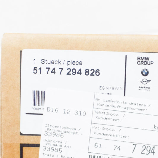 NEW BMW 4 F32 RIGHT WING FENDER GRILLE TRIM 51747294826 7294826 2015 ORIGINAL