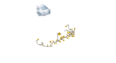 NEW VW PASSAT ALLTRACK B8 3G REAR PARKING AID WIRING LOOM 3G9971104B ORIGINAL