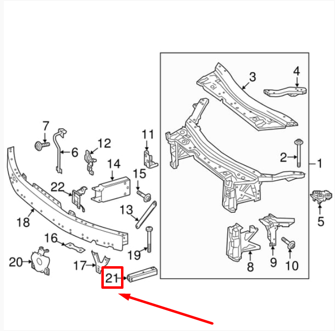 NEW MERCEDES-BENZ GLC X253 FRONT BUMPER LOWER EXTENSION A2136200400 2017