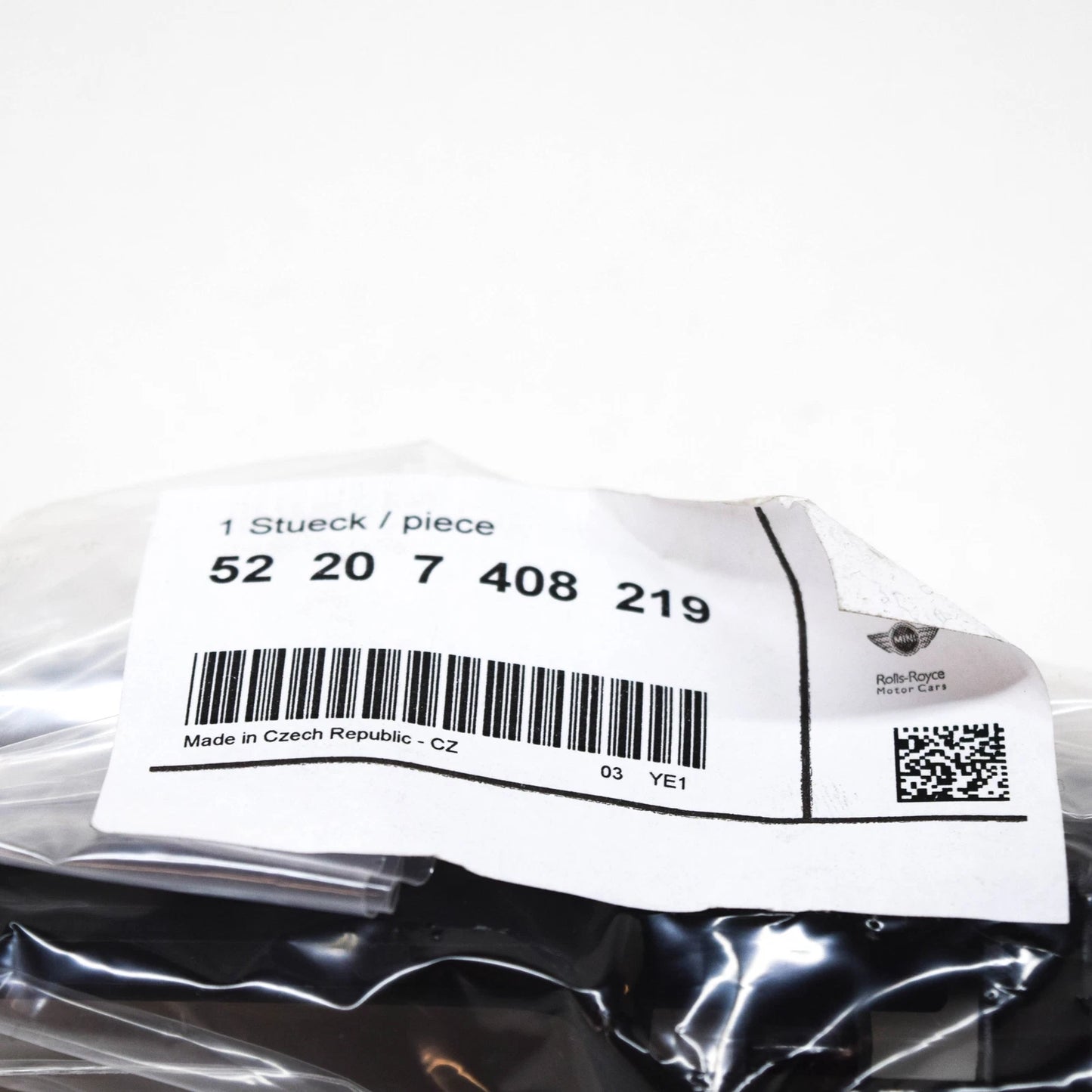 NEW BMW 5 G30 FRONT LEFT SEAT REAR RAIL COVER 52207408219 ORIGINAL