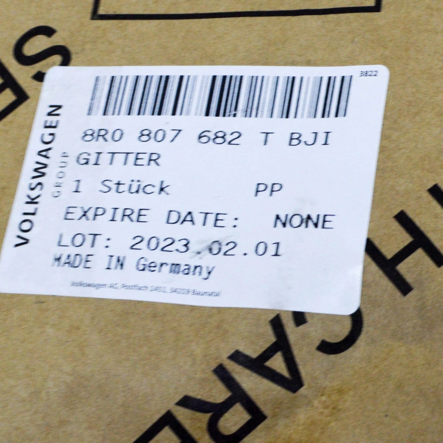 NEW AUDI Q5 8R FRONT RIGHT BUMPER AIR VENT GRILLE 8R0807682TBJI ORIGINAL