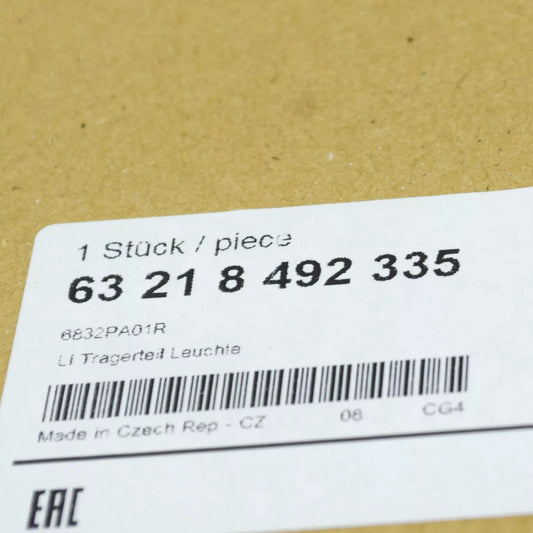 NEW BMW 7 G11 REAR LEFT TAILLIGHT FINISHER BRACKET 63218492335 ORIGINAL