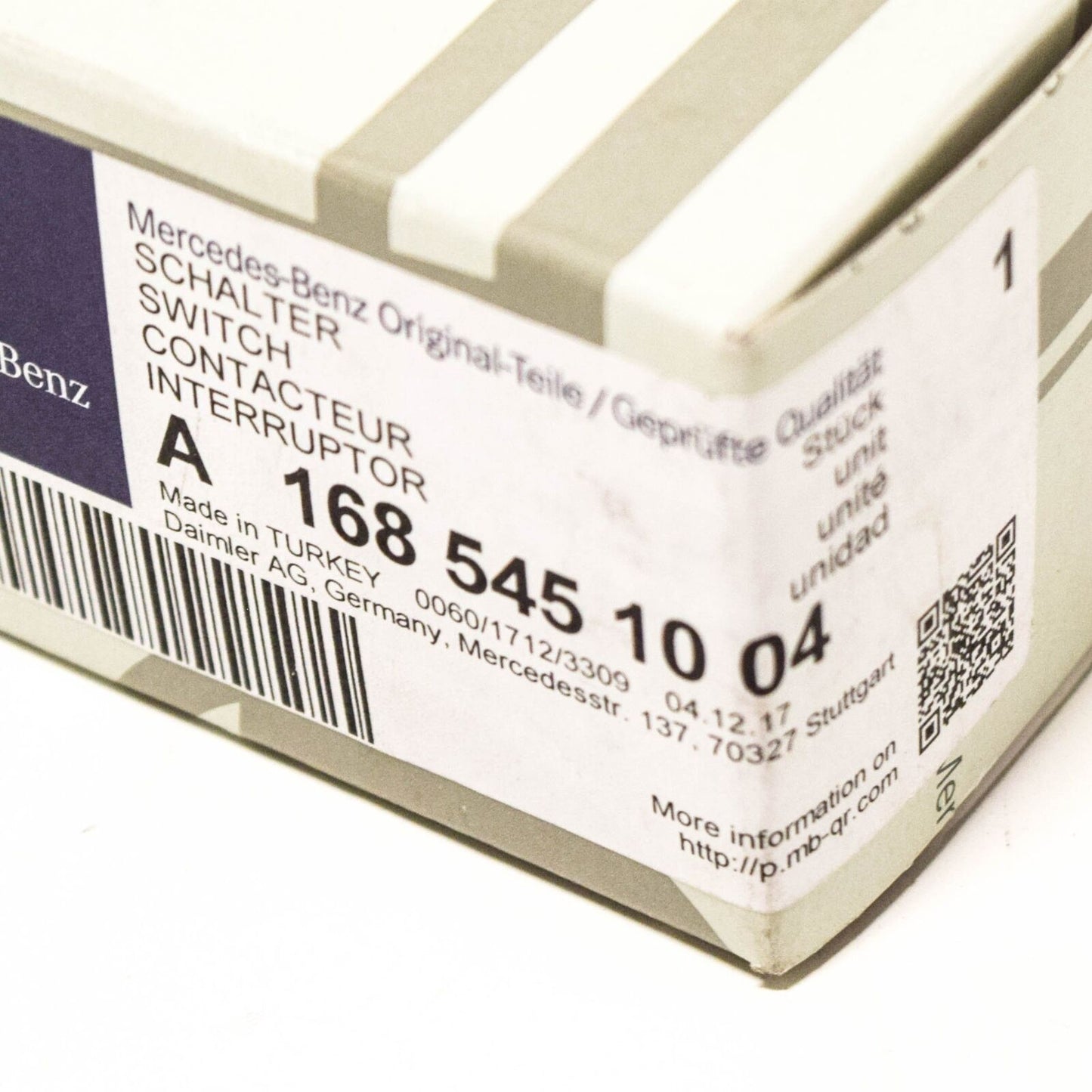 NEW MERCEDES BENZ A CLASS W168 IGNITION STARTER SWITCH A1685451004 ORIGINAL