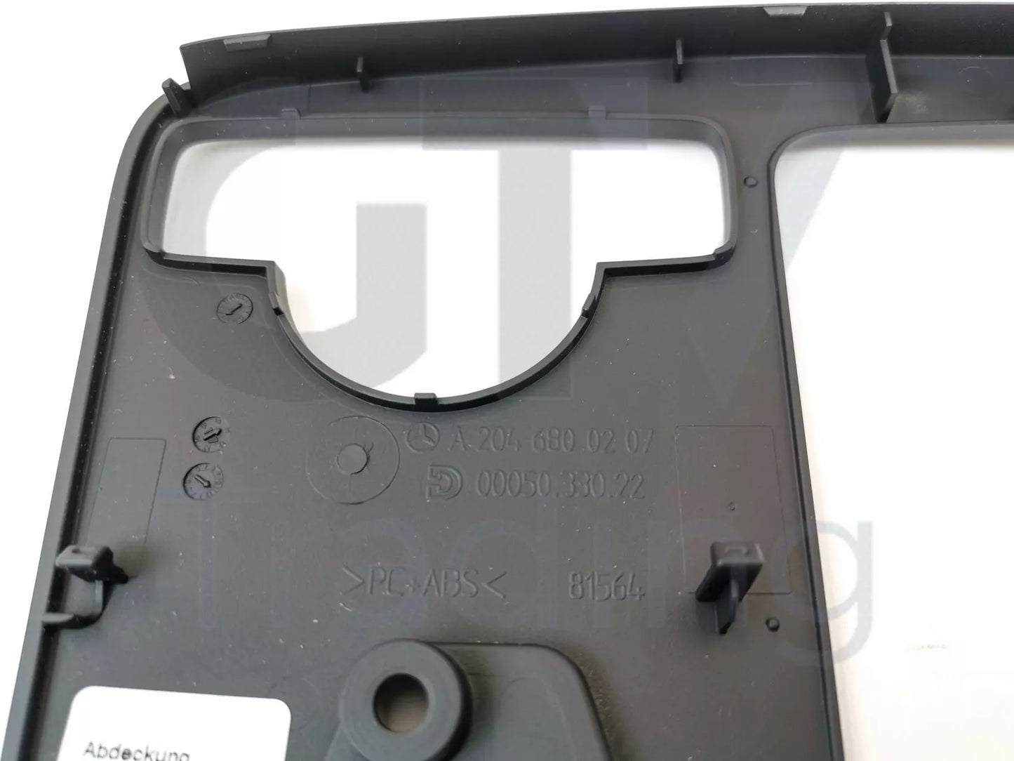 MERCEDES C-CLASS W204 CENTRE CONSOLE COVER RHD A2046800207649H44 NEW