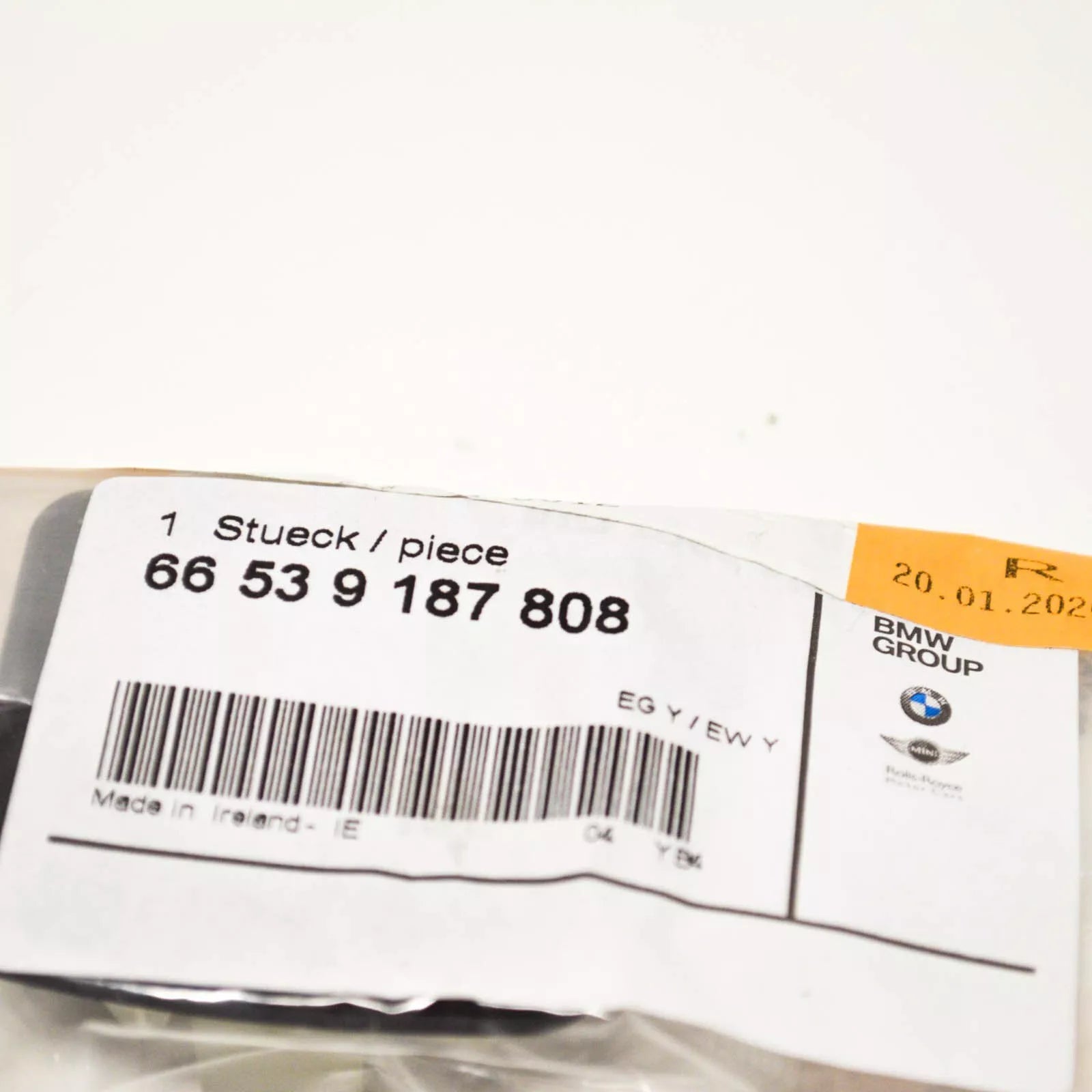 NEW BMW X1 E84 REVERSING CAMERA GASKET 66539187808 9187808 ORIGINAL