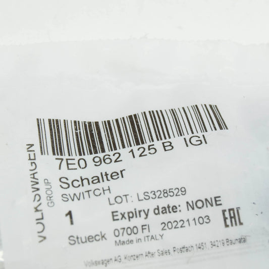 NEW VW TRANSPORTER VI T6 CENTRAL LOCKING SWITCH 7E0962125BIGI ORIGINAL