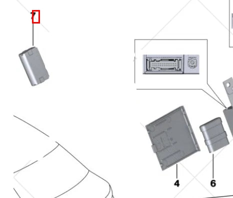 NEW BMW 1 F21 TELEMATIC ACCUMULATOR MODULE BATTERY ATM 84102447710 ORIGINAL