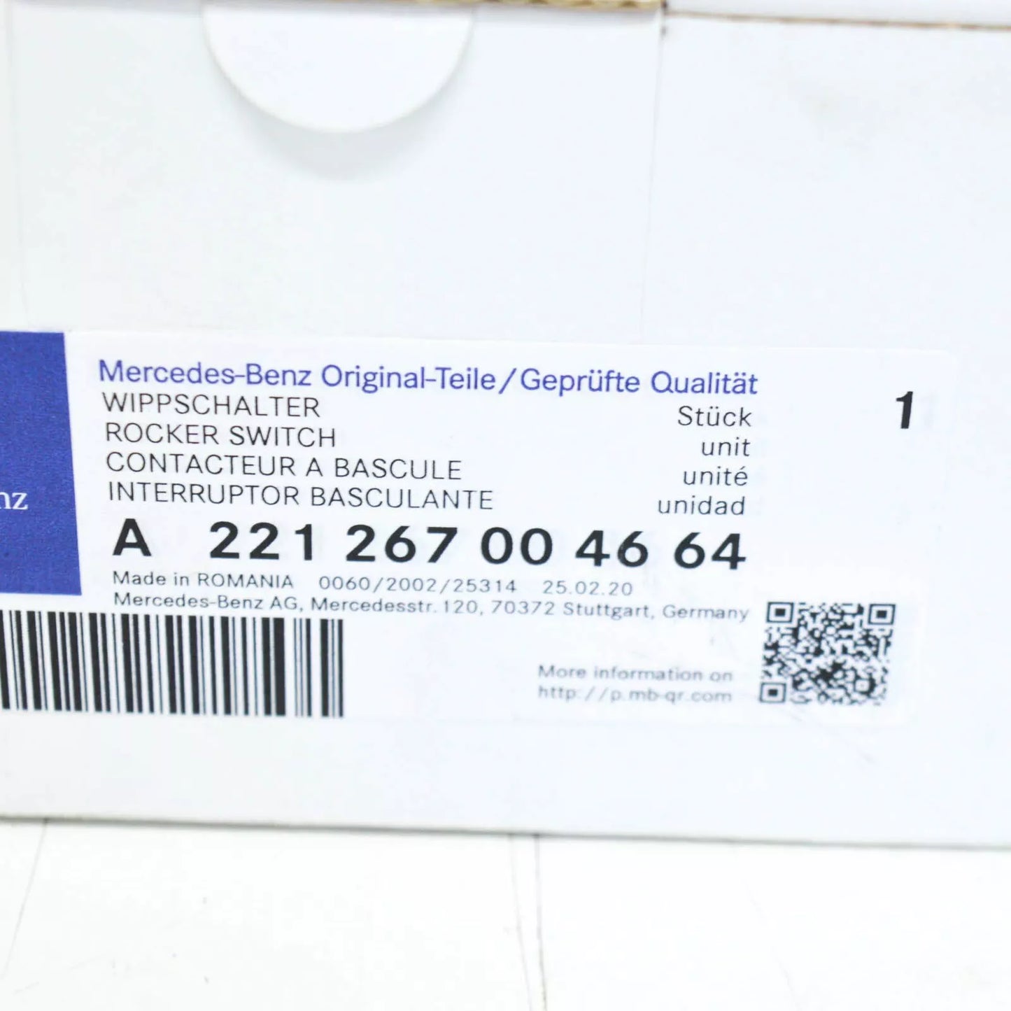 NEW MB S W221 AMG STEERING WHEEL PADDLE SHIFTER SET A2212670046 ORIGINAL