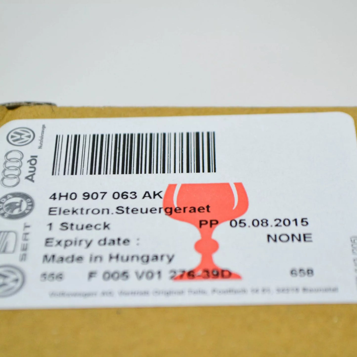 NEW AUDI A8 4H COMFORT CONTROL UNIT 4H0907063AK ORIGINAL