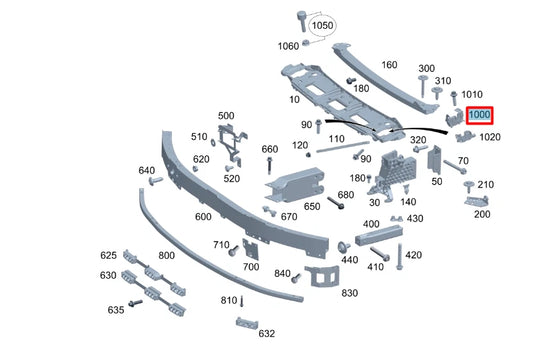 NEW MERCEDES-BENZ S W223 FRONT BONNET HOOD LID LOCK A2238804001 ORIGINAL