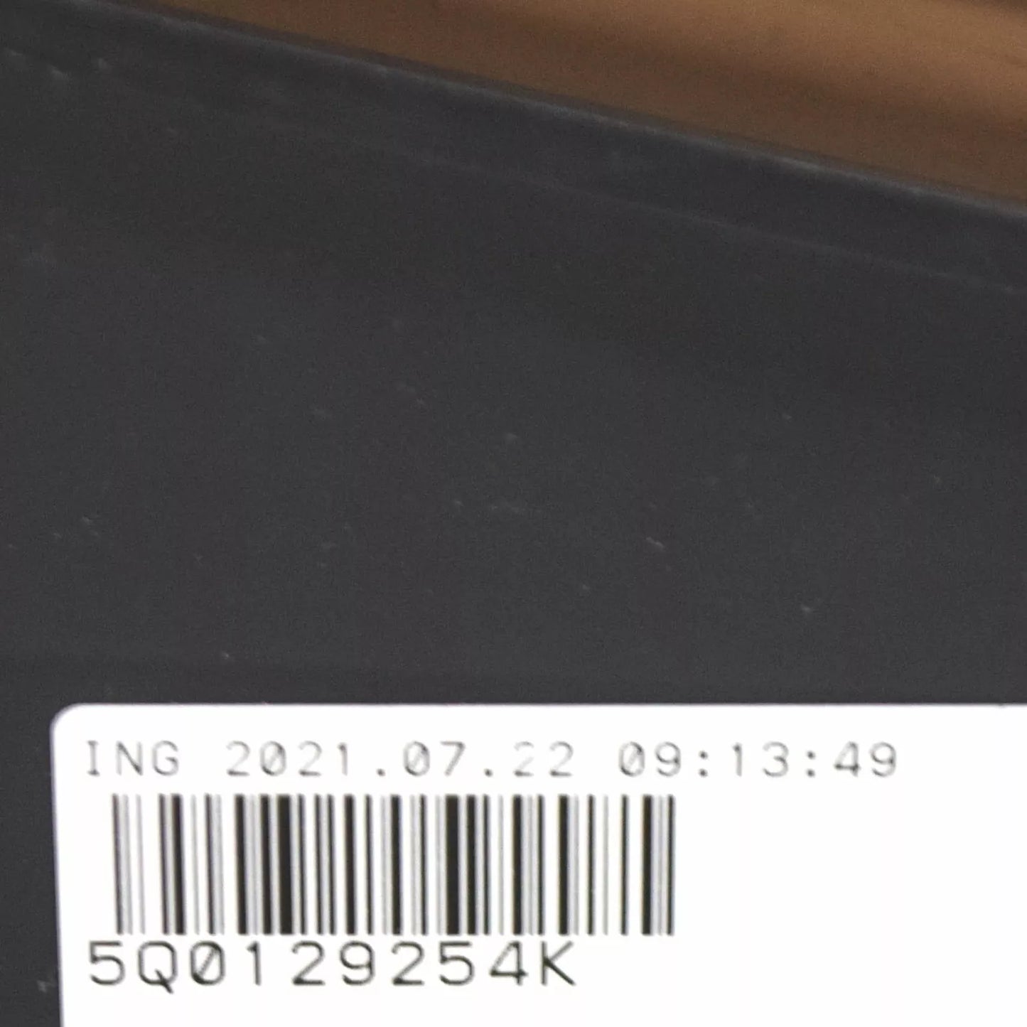 NEW VOLKSWAGEN GOLF MK7 5G FRONT PANEL AIR DUCT 5Q0129254K ORIGINAL